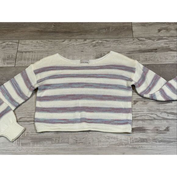 Pink Rose semi cropped sweater size S - Picture 2 of 12